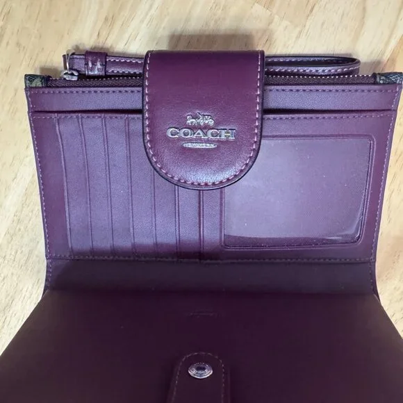 COACH Country Floral Phone Wallet - Picture 4 of 4